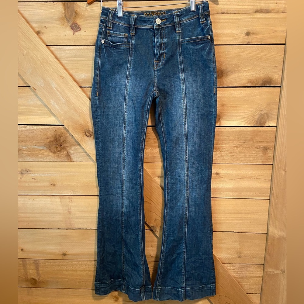 Rock & Roll Cowgirl Dark Blue Bootcut Jeans